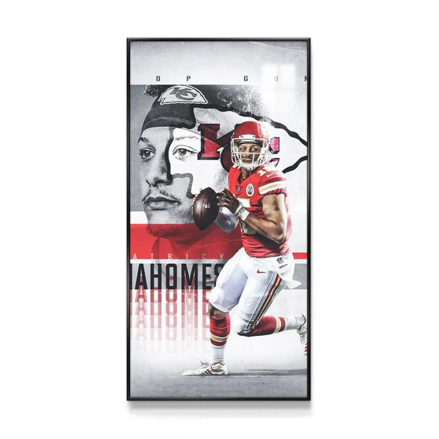 Patrick Mahomes II - Vertical 1:2 WallArt