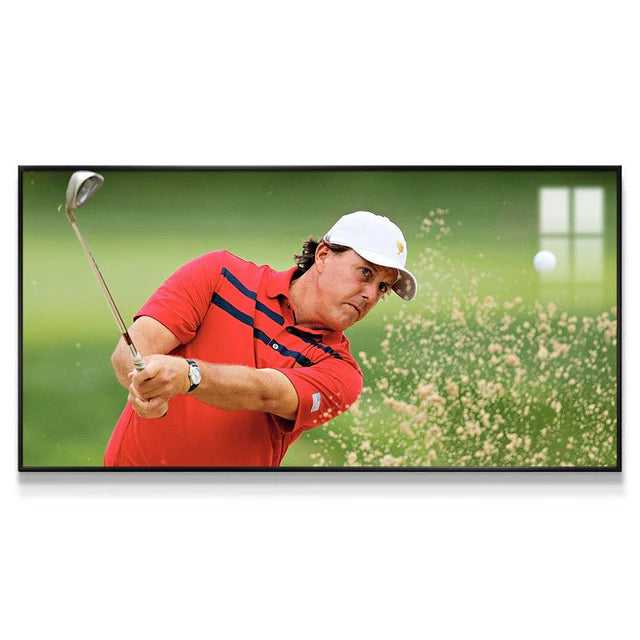 Phil Mickelson 2:1 WallArt - Crystal Porcelain Painting - Aluminum Frame