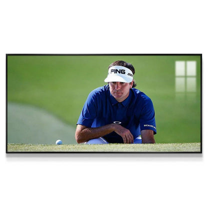 Bubba Watson 2:1 WallArt - Crystal Porcelain Painting - Aluminum Frame