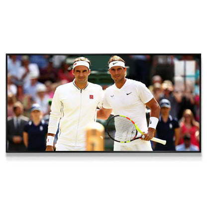 Roger Federer 2:1 WallArt - Crystal Porcelain Painting - Aluminum Frame
