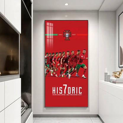 Cristiano Ronaldo Portuguese - Vertical 1:2 WallArt