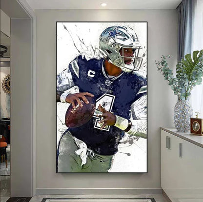 Dakari Prescott - Vertical 2:3 WallArt