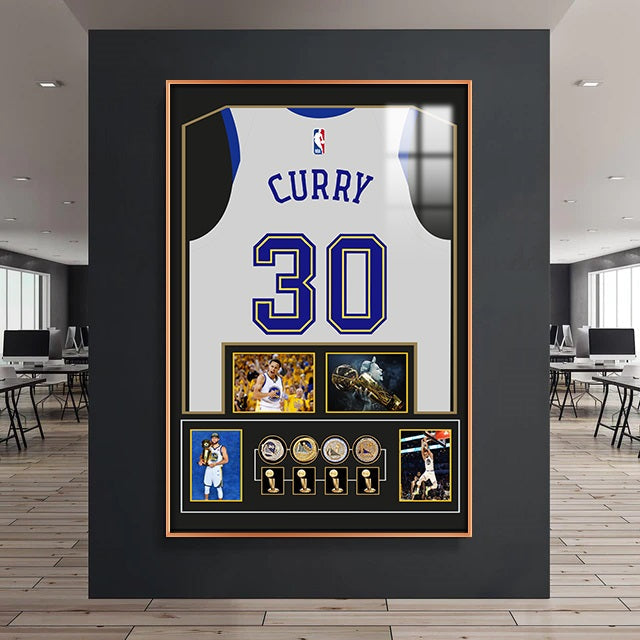 ARTE DE PARED DE JERSEY DE STEPHEN CURRY (JERSEY GRÁFICO)