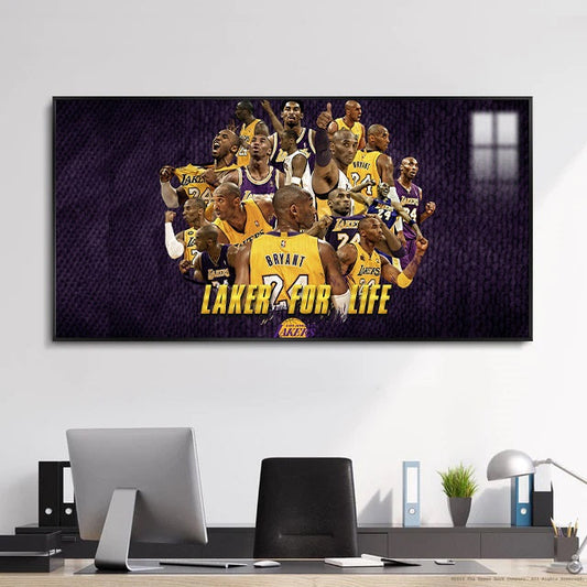 Arte de la pared de Kobe Bryant