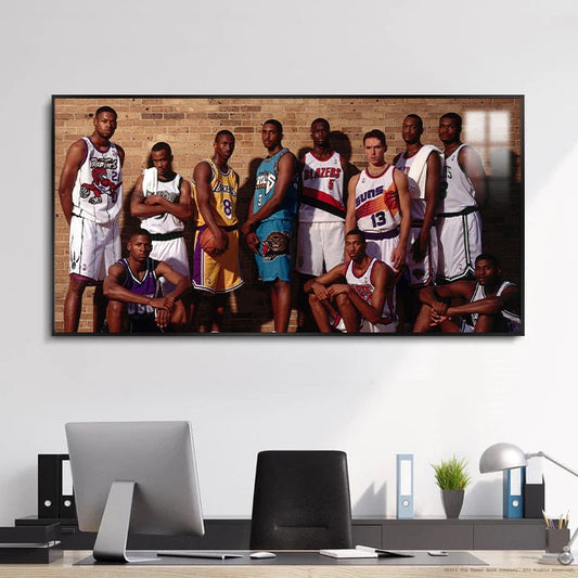 1996 NBA "Golden Generation" Horizontal 2:1 WallArt